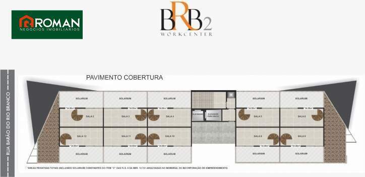 Sala para aluguel no Passagem: 