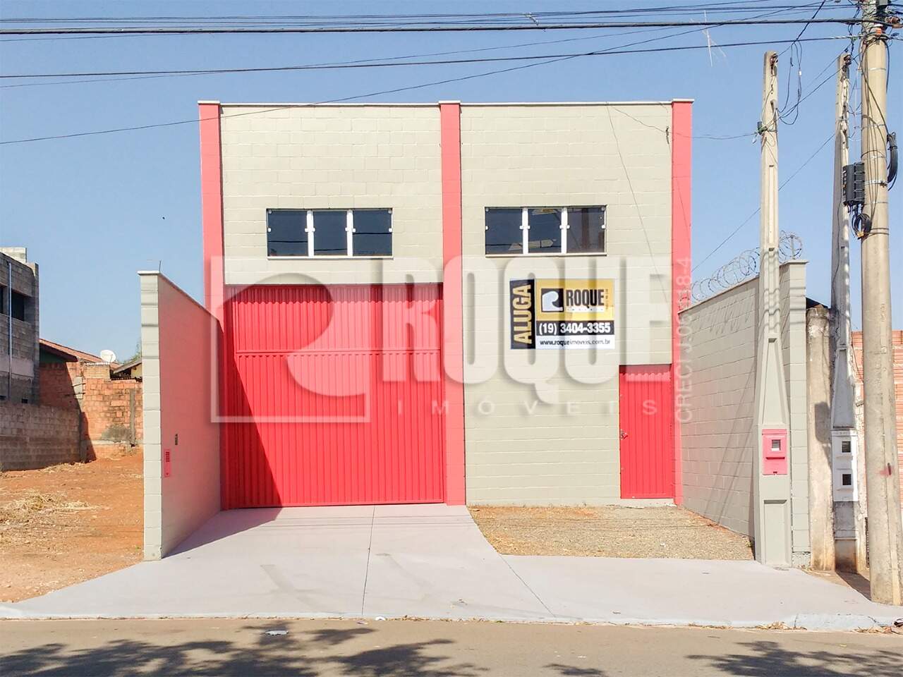 Barracão/Galpão para aluguel no bairro Jardim Santa Adélia: Fachada