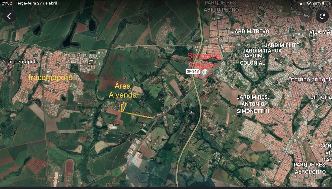 Área à venda no bairro Bairro da Geada: 