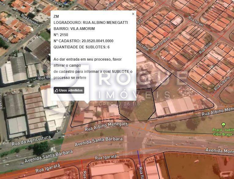 Área à venda no bairro Vila Omar: