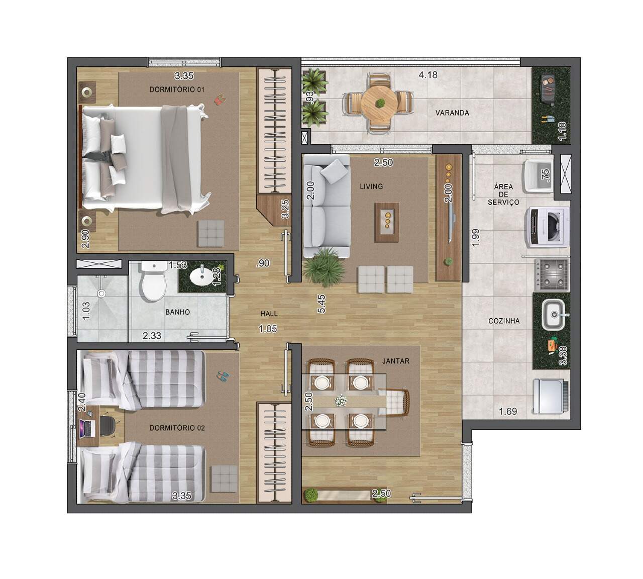 Apartamento à venda no bairro Jardim Santa Adélia: 