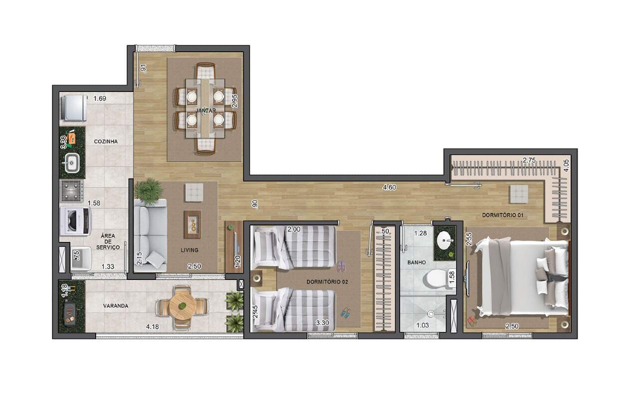 Apartamento à venda no bairro Jardim Santa Adélia: 