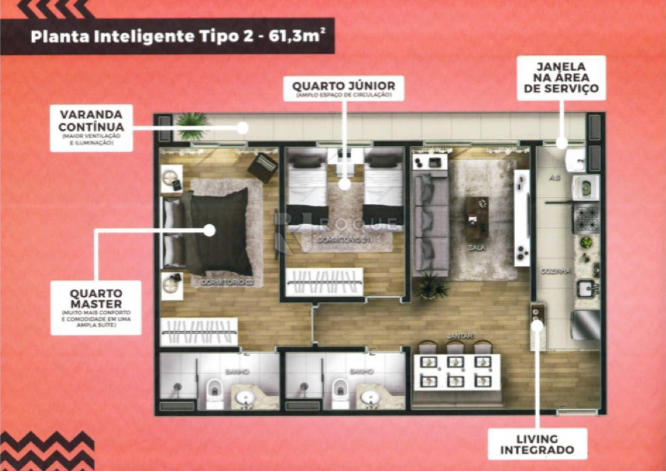 Apartamento à venda no bairro Jardim Residencial Victório Lucato: 