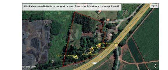 Área à venda no bairro BAIRRO DAS PALMEIRAS: 