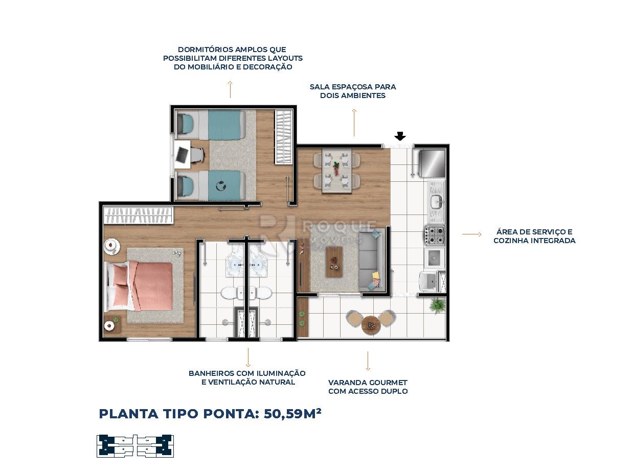 Apartamento à venda no bairro Jardim Esteves: PLANTA 