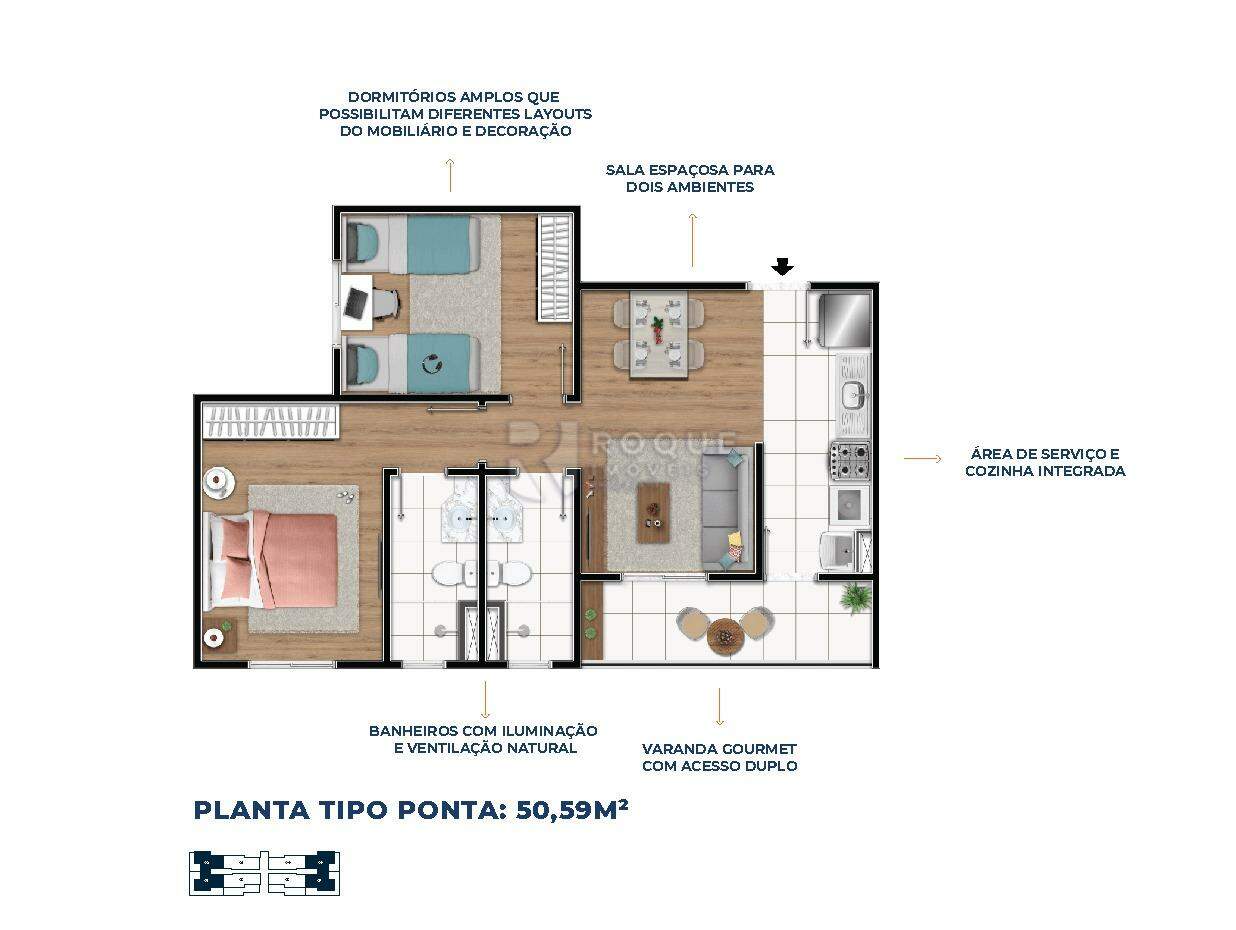 Apartamento à venda no bairro Jardim Esteves: PLANTA