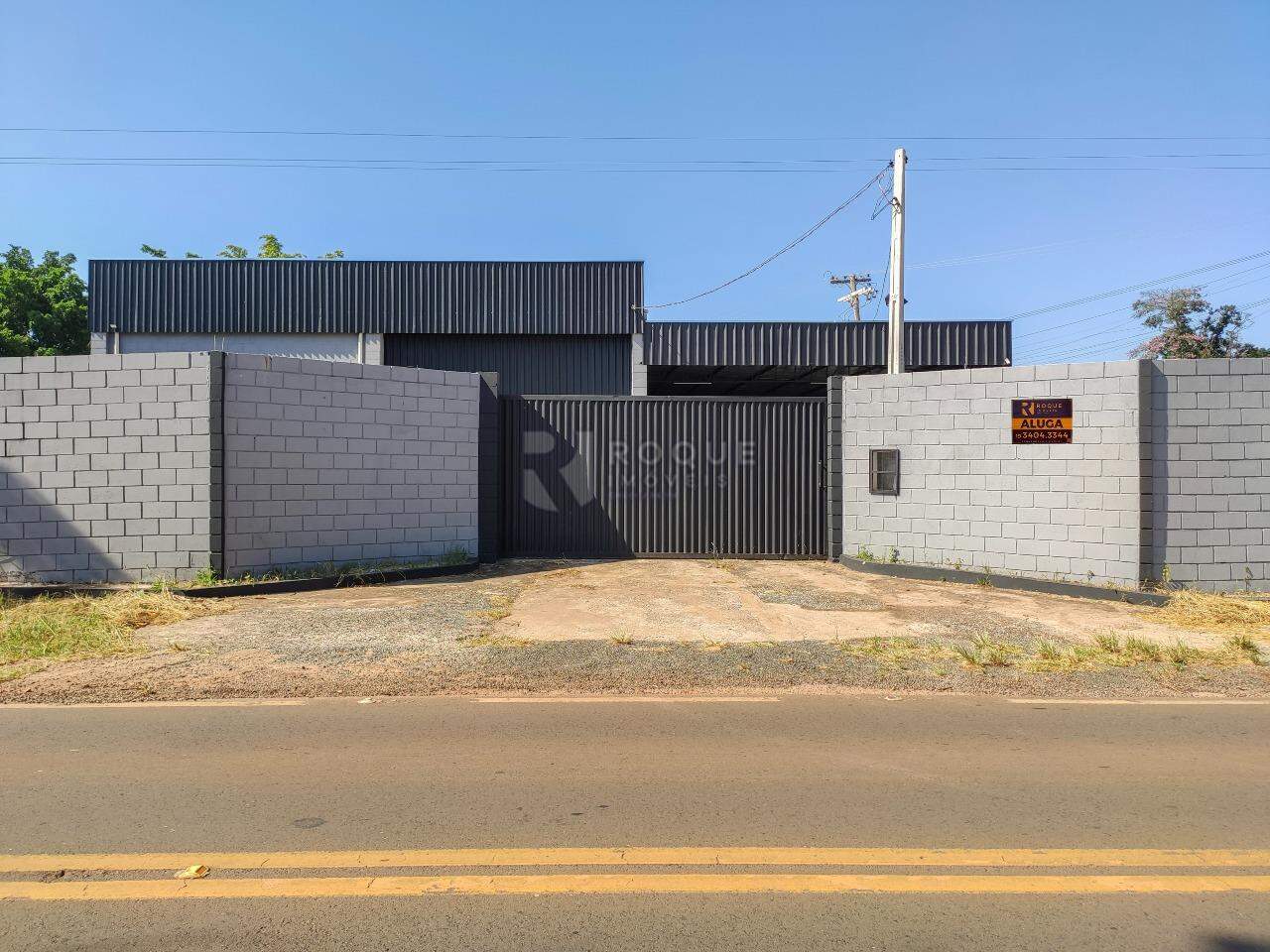 Barracão/Galpão para aluguel no bairro Área Rural de Limeira: Fachada 