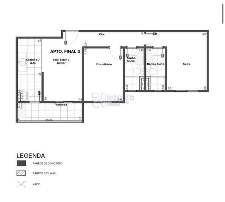 Apartamento à venda no bairro Jardim do Lago: PLANTA