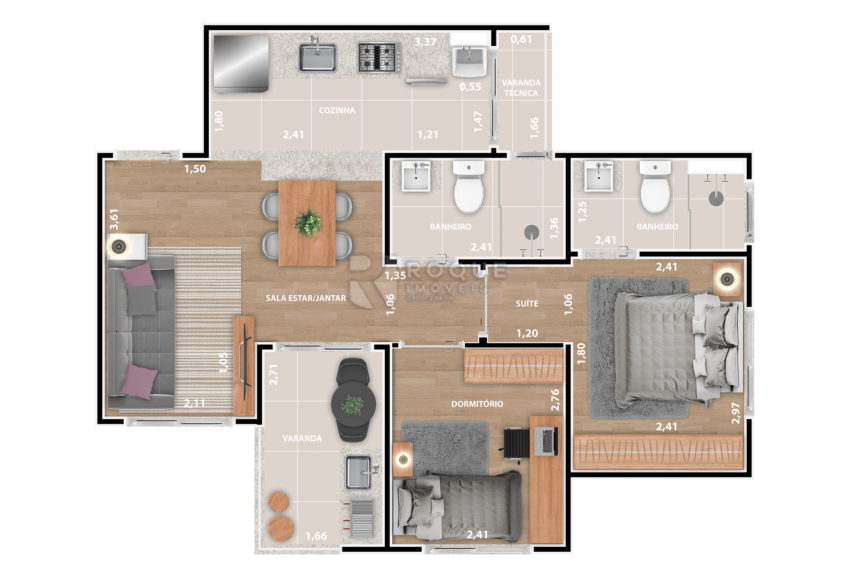 Apartamento à venda no bairro Reserva Centenária: 