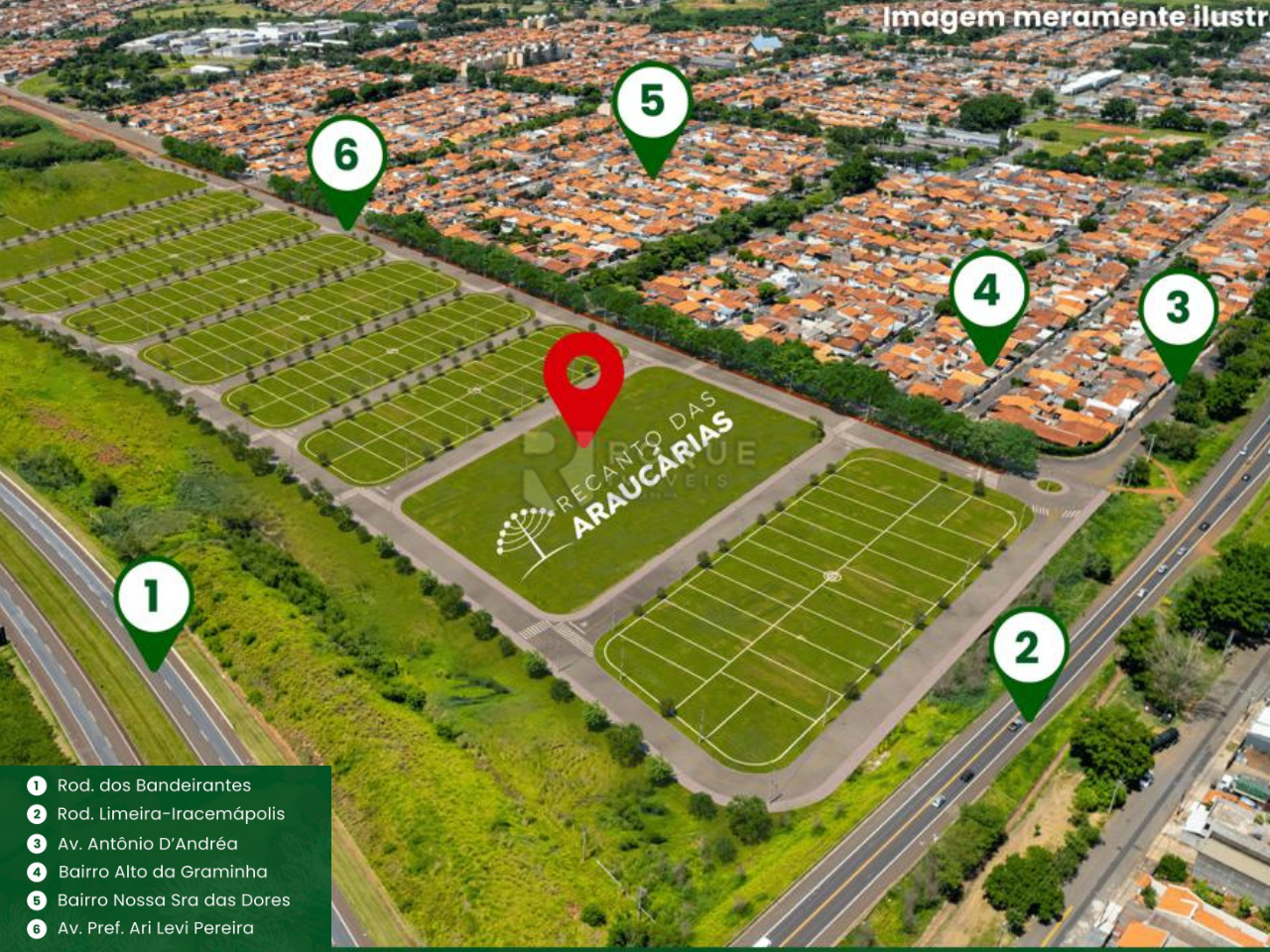 Terreno à venda no bairro Recanto das Araucárias: 