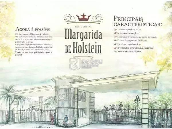 Terreno em condomínio à venda no bairro Residencial Margarida de Holstein: 