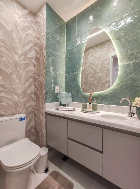 Apartamento à venda no bairro Jardim Aquárius: Lavabo 