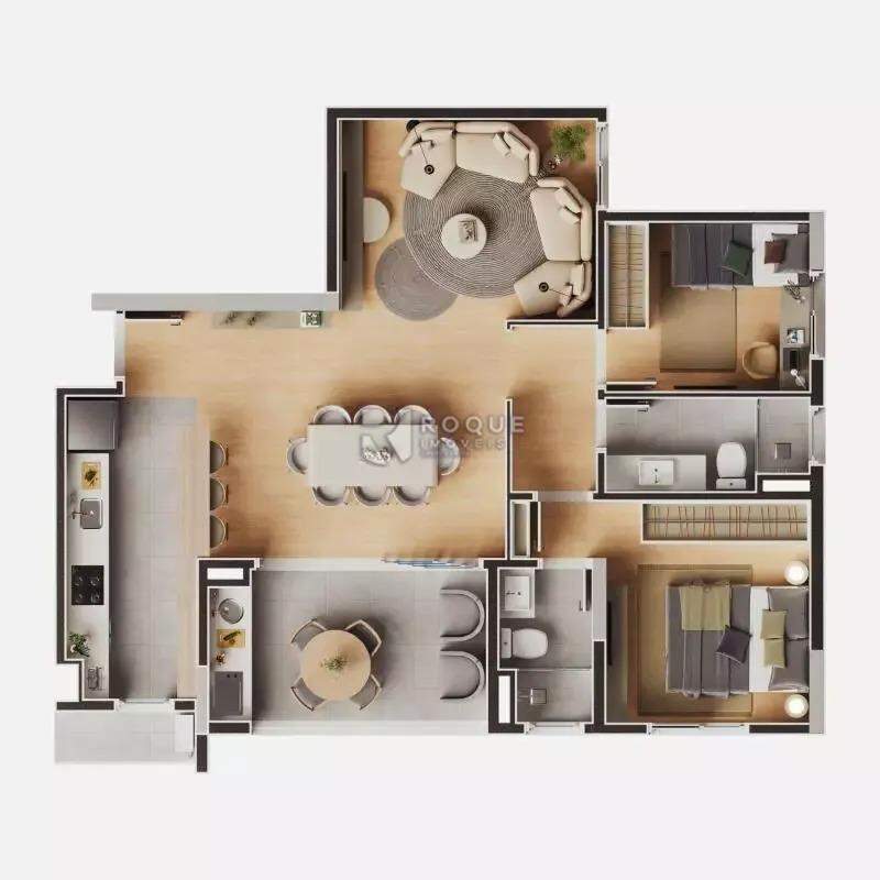 Apartamento à venda no bairro Terras de São Bento II: 