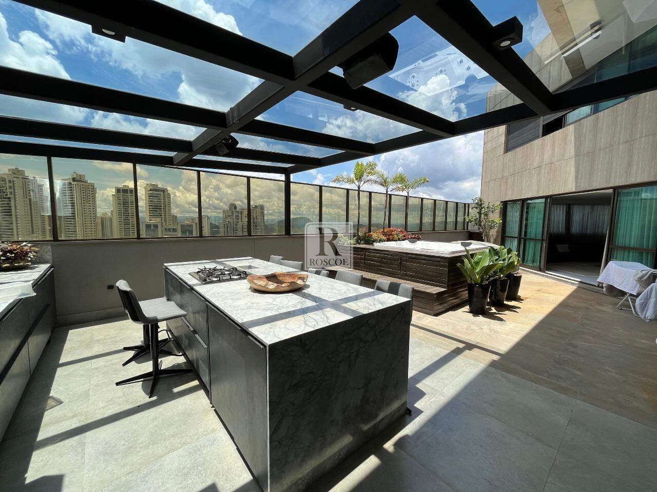 Roscoe Imobiliária Vila da Serra - Cobertura 4 quartos Quartos: Roscoe Imóveis_terraço_cobertura_Vila da Serra (3)