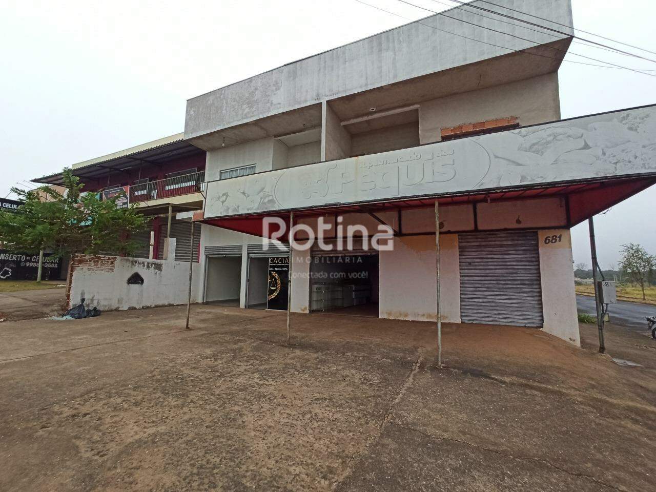 Loja para alugar, em Uberlândia no bairro Residencial Pequis no valor de R$ 1.400,00 - Rotina Imobiliária: 