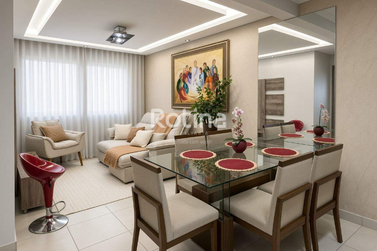 Apartamento à venda, 3 quartos em Uberlândia no bairro Nossa Senhora das Graças no valor de R$ 319.000,00 - Rotina Imobiliária: 