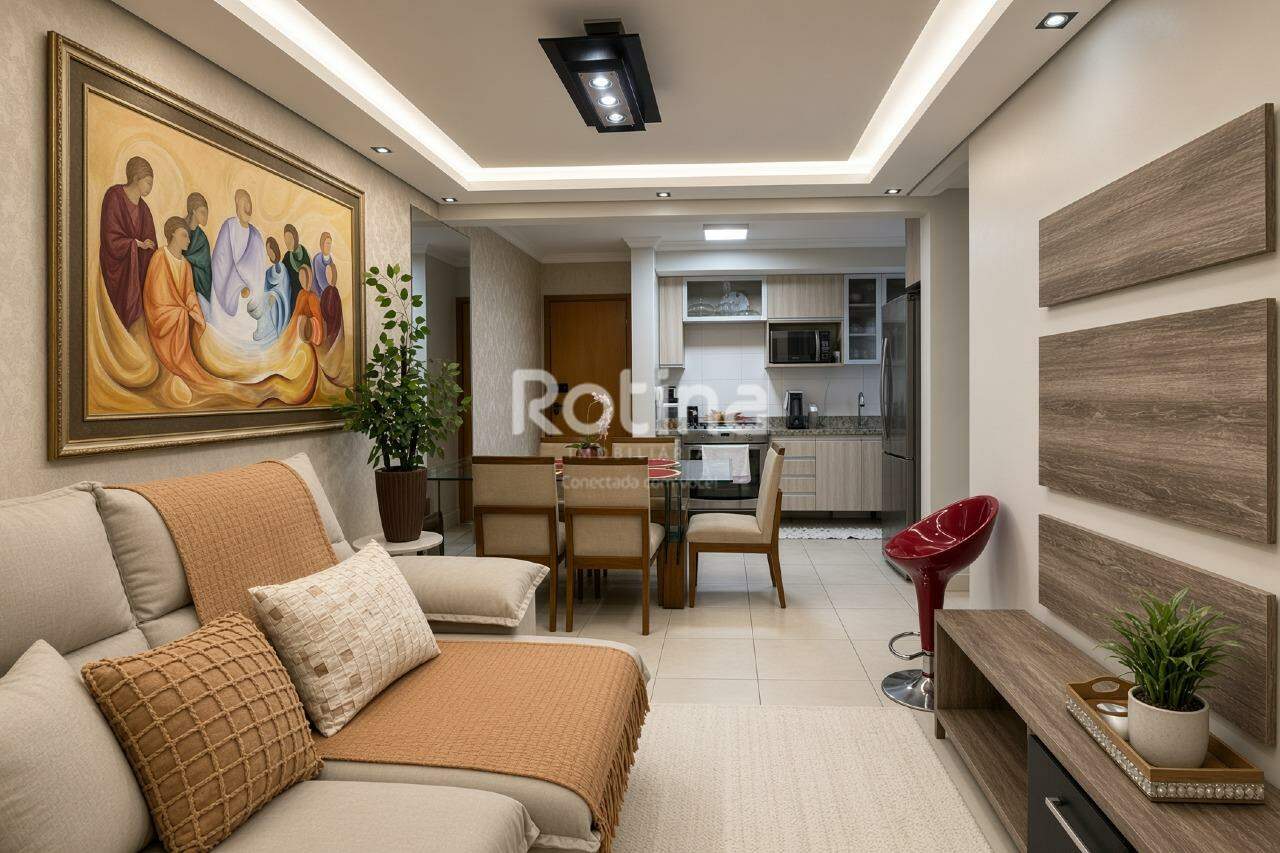 Apartamento à venda, 3 quartos em Uberlândia no bairro Nossa Senhora das Graças no valor de R$ 319.000,00 - Rotina Imobiliária: 