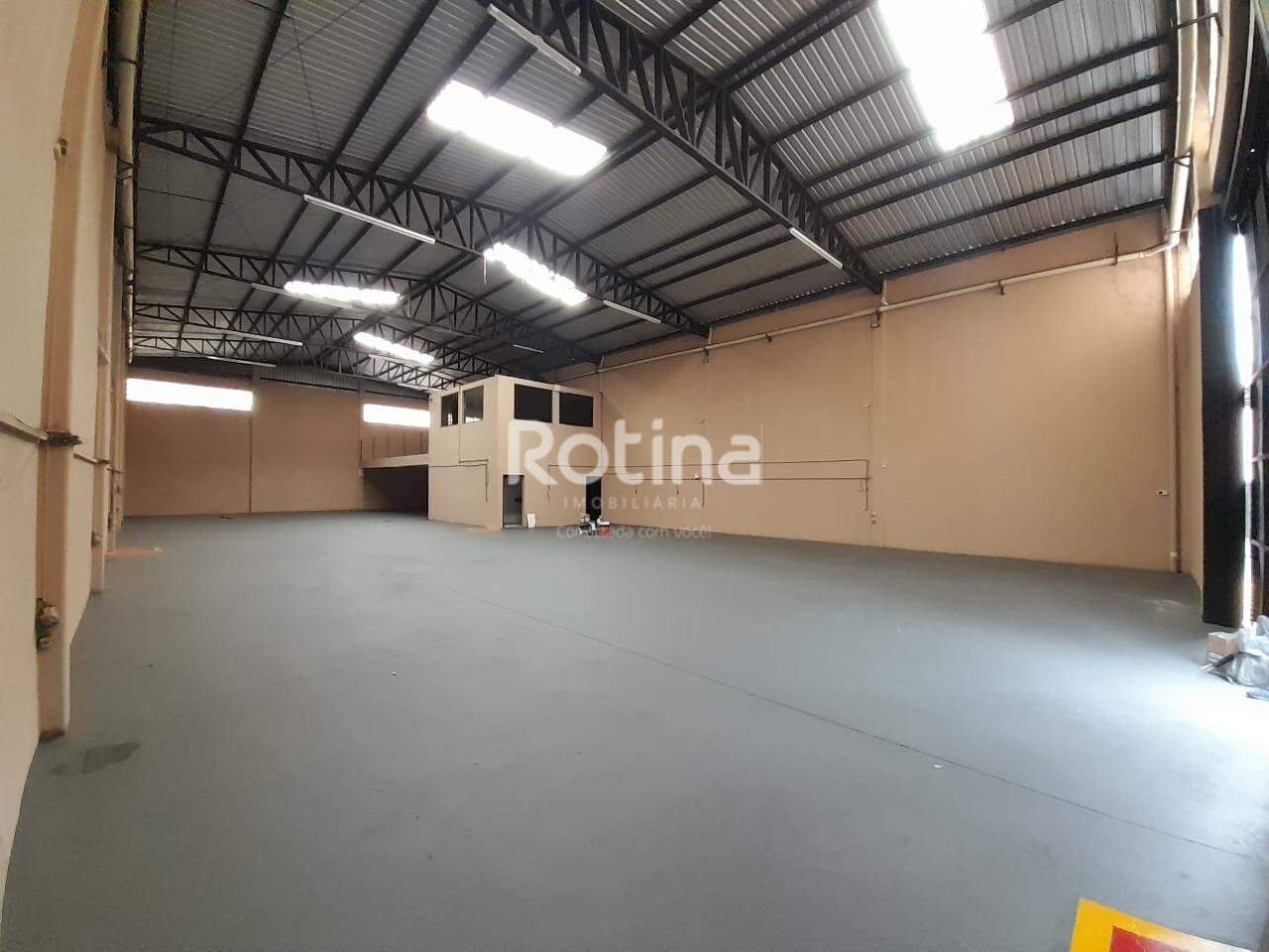 Galpão para alugar, em Uberlândia no bairro Custódio Pereira no valor de R$ 12.000,00 - Rotina Imobiliária: 
