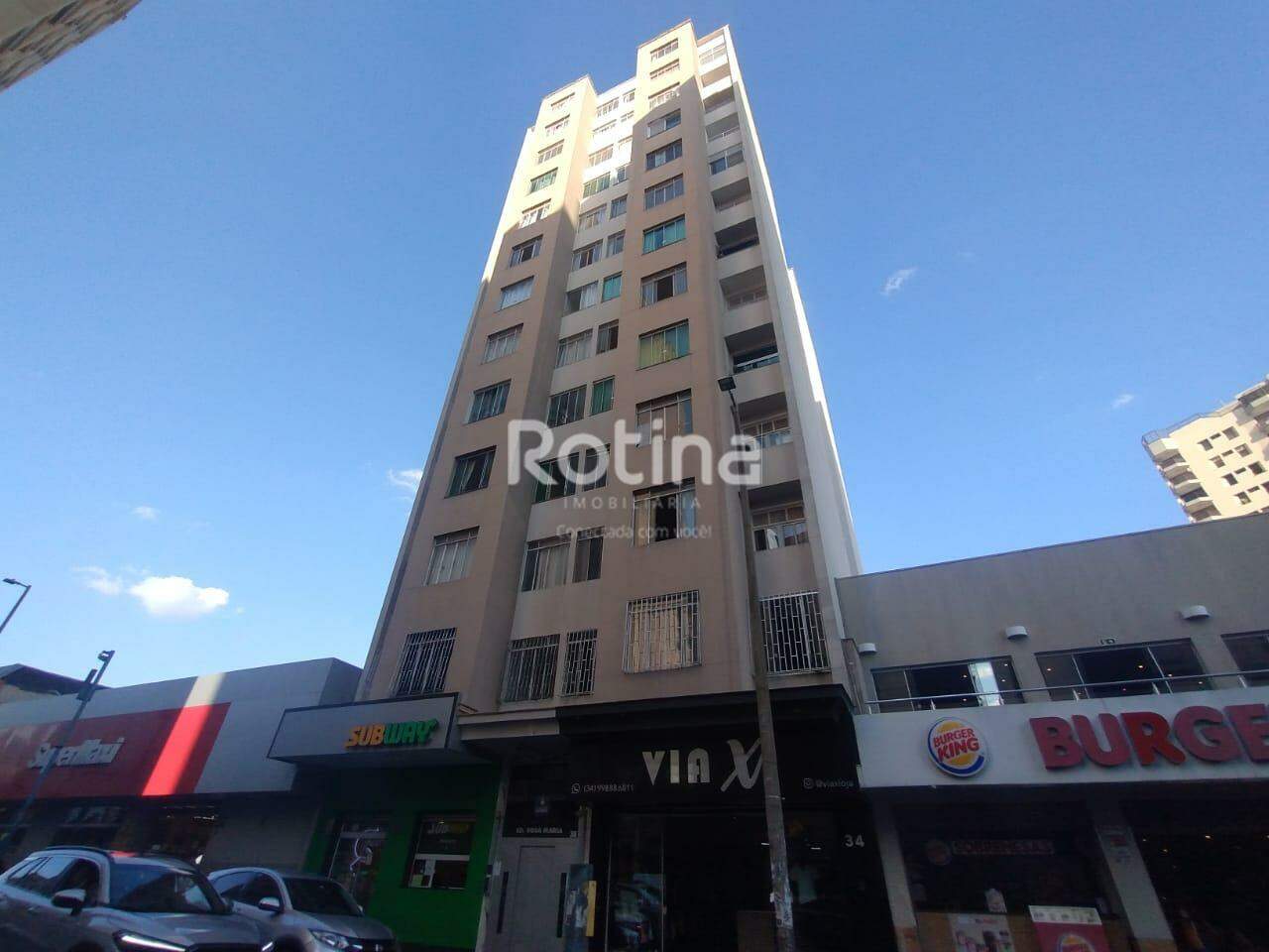 Apartamento para alugar, 3 quartos em Uberlândia no bairro Centro no valor de R$ 1.200,00 - Rotina Imobiliária: 