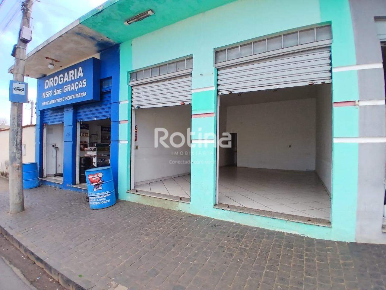 Loja para alugar, em Uberlândia no bairro Nossa Senhora das Graças no valor de R$ 1.150,00 - Rotina Imobiliária: 