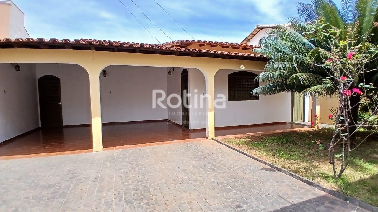 Casa para alugar, 3 quartos em Uberlândia no bairro Santa Mônica no valor de R$ 2.800,00 - Rotina Imobiliária: 