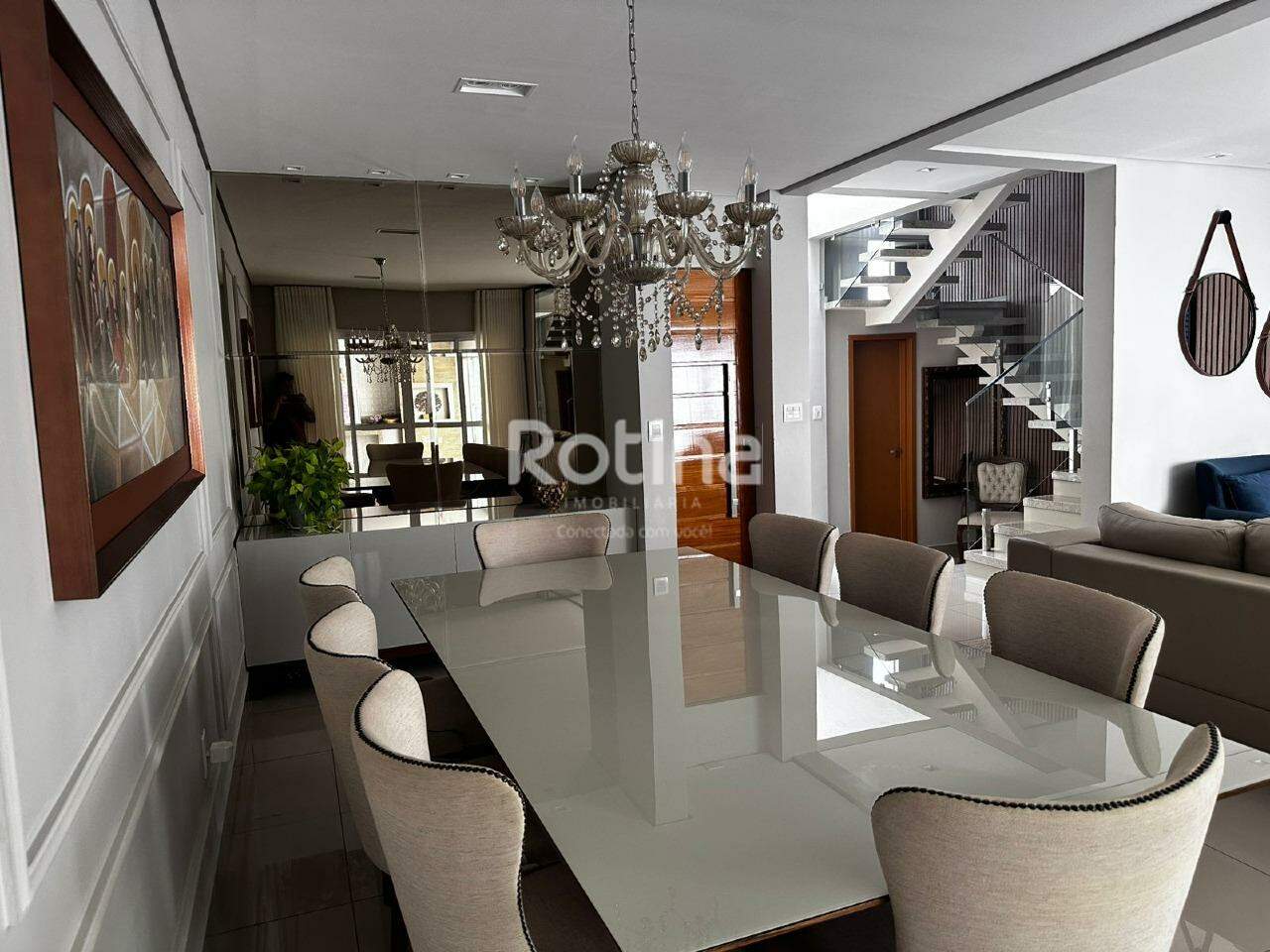 Casa Condomínio Fechado para alugar, 4 quartos em Uberlândia no bairro Granja Marileusa no valor de R$ 13.500,00 - Rotina Imobiliária: 