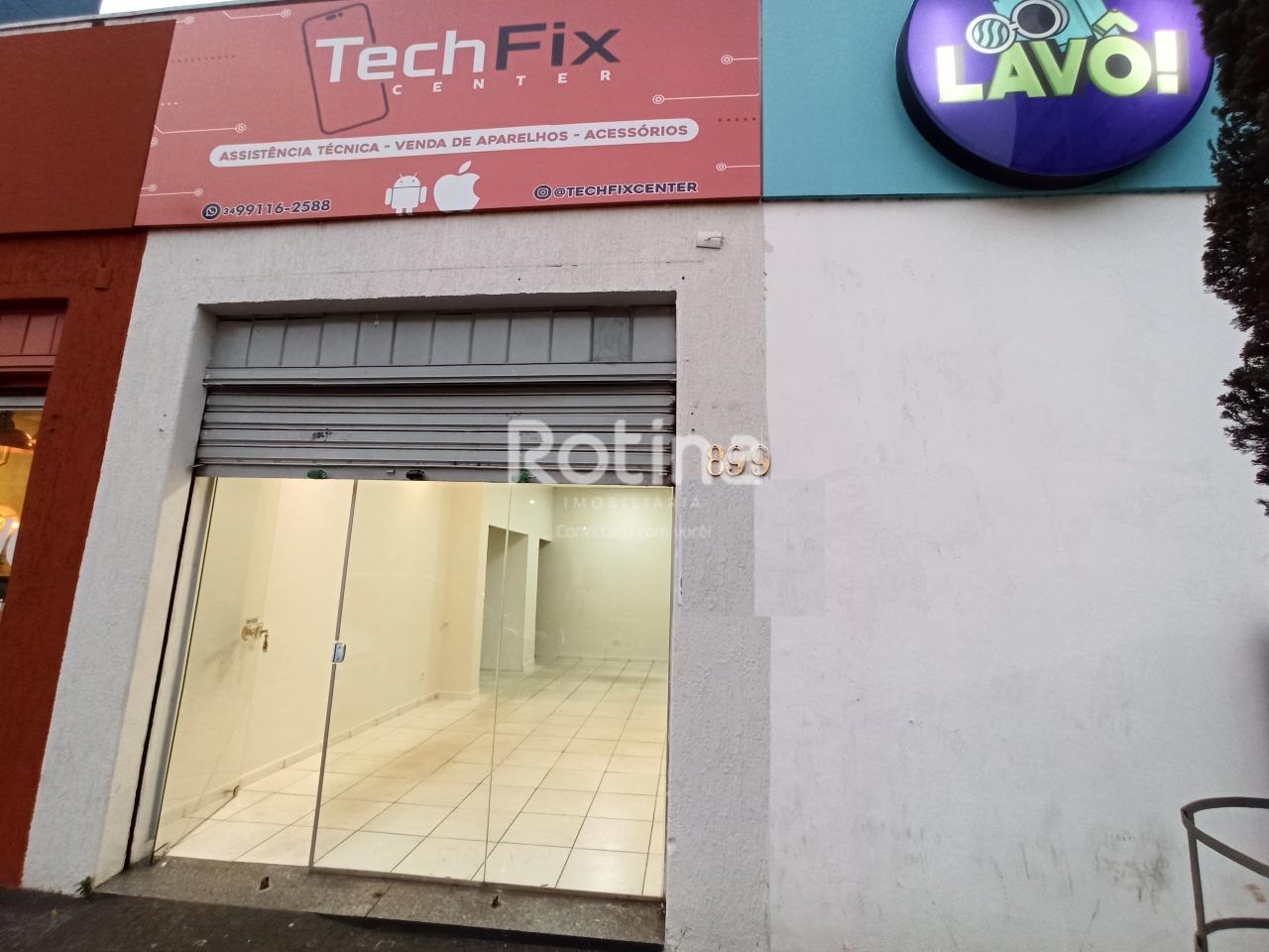 Loja para alugar, em Uberlândia no bairro Centro no valor de R$ 3.500,00 - Rotina Imobiliária: 