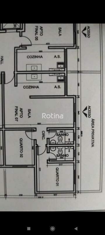 Apartamento à venda, 3 quartos em Uberlândia no bairro Patrimônio no valor de R$ 350.000,00 - Rotina Imobiliária: 