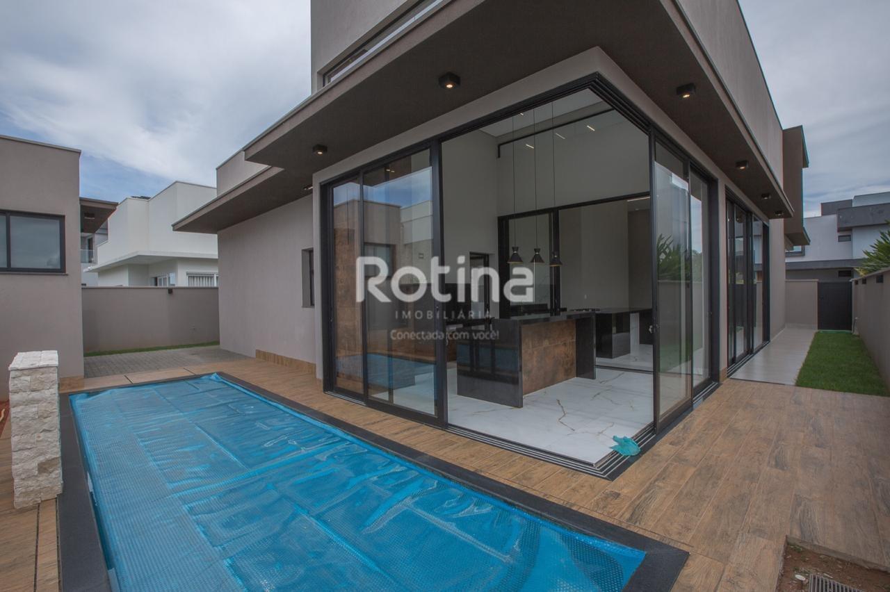 Casa Condomínio Fechado à venda, 3 quartos em Uberlândia no bairro Granja Marileusa no valor de R$ 2.700.000,00 - Rotina Imobiliária: 