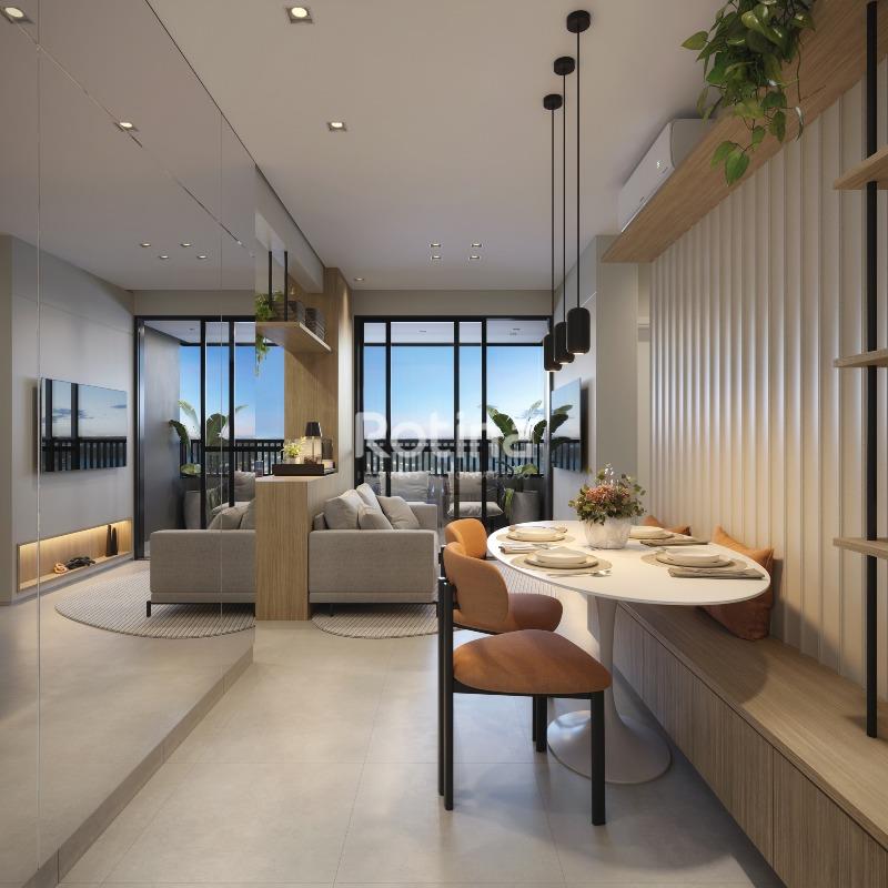 Apartamento à venda, 2 até 2 quartos em Uberlândia no bairro Tibery no valor de R$ R$ 320.056,66 até R$ 320.056,66 - Rotina Imobiliária: Sala 