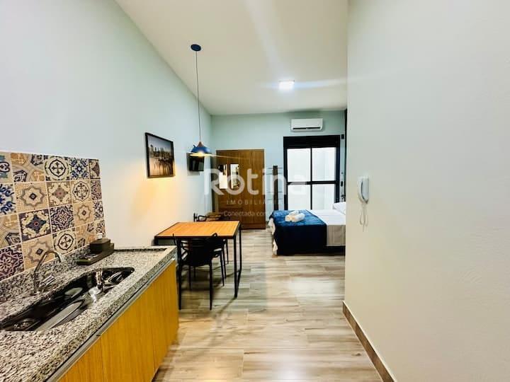Kitnet para alugar, 1 quarto em Uberlândia no bairro Minas Gerais no valor de R$ 2.300,00 - Rotina Imobiliária: 