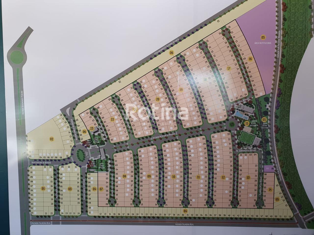 Terreno Condomínio Fechado à venda, em Uberlândia no bairro Novo Mundo no valor de R$ 385.600,00 - Rotina Imobiliária: 