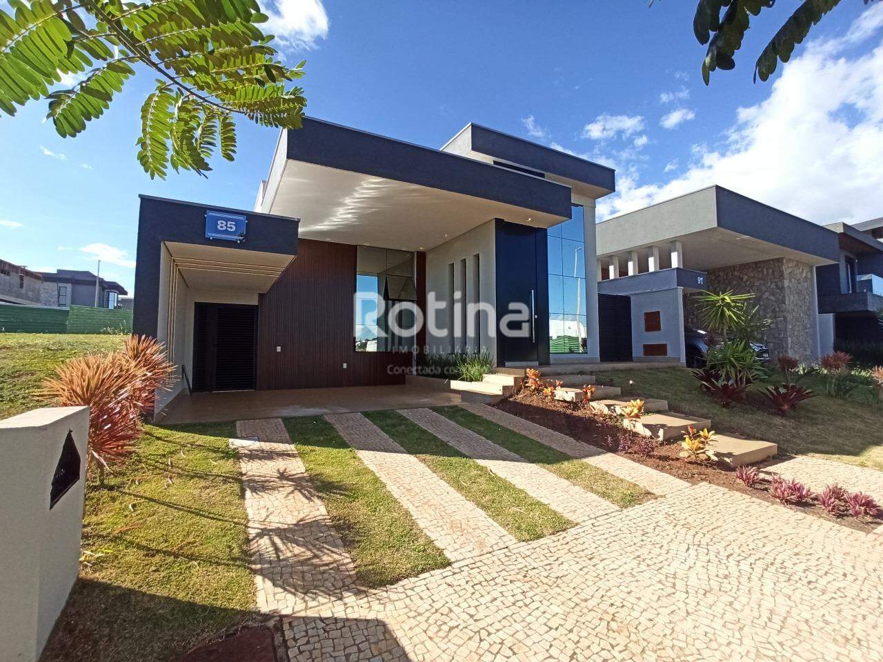Casa Condomínio Fechado para alugar, 3 quartos em Uberlândia no bairro Gávea no valor de R$ 12.000,00 - Rotina Imobiliária: 