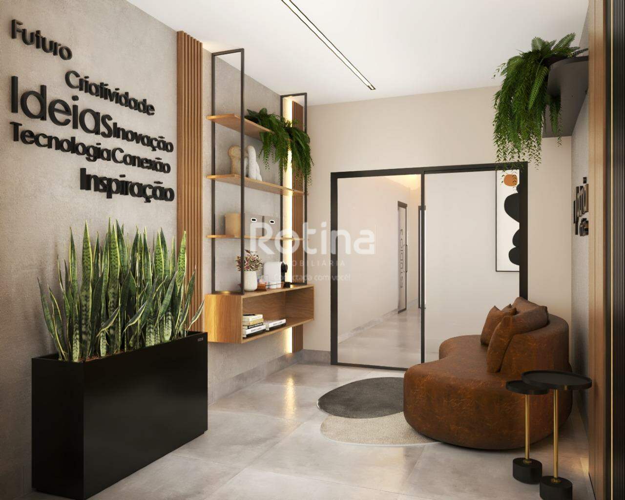 Sala para alugar, em Uberlândia no bairro Jardim Inconfidência no valor de R$ 2.128,40 - Rotina Imobiliária: 