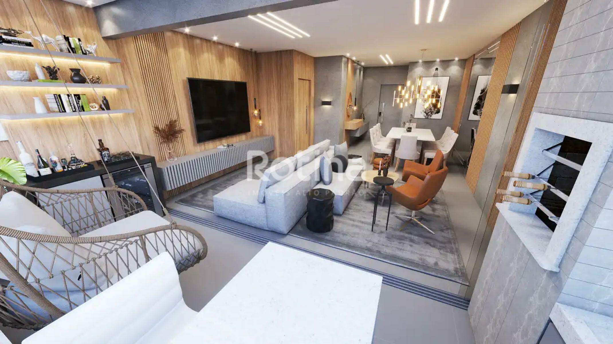 Apartamento à venda, 3 até 3 quartos em Uberlândia no bairro Santa Mônica no valor de R$ R$ 646.900,00 até R$ 646.900,00 - Rotina Imobiliária: Gourmet e Sala