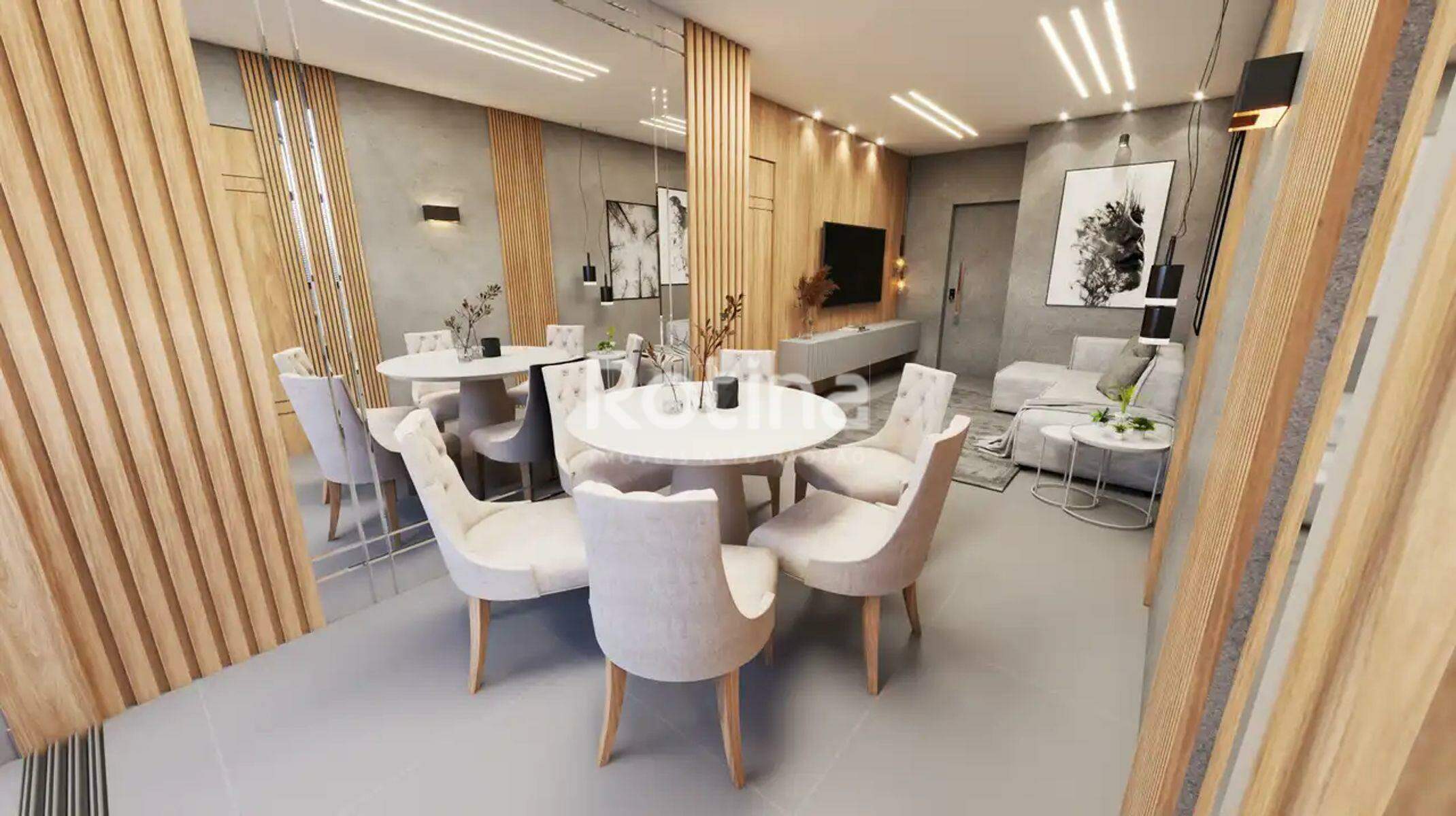 Apartamento à venda, 3 até 3 quartos em Uberlândia no bairro Santa Mônica no valor de R$ R$ 646.900,00 até R$ 646.900,00 - Rotina Imobiliária: Copa e sala