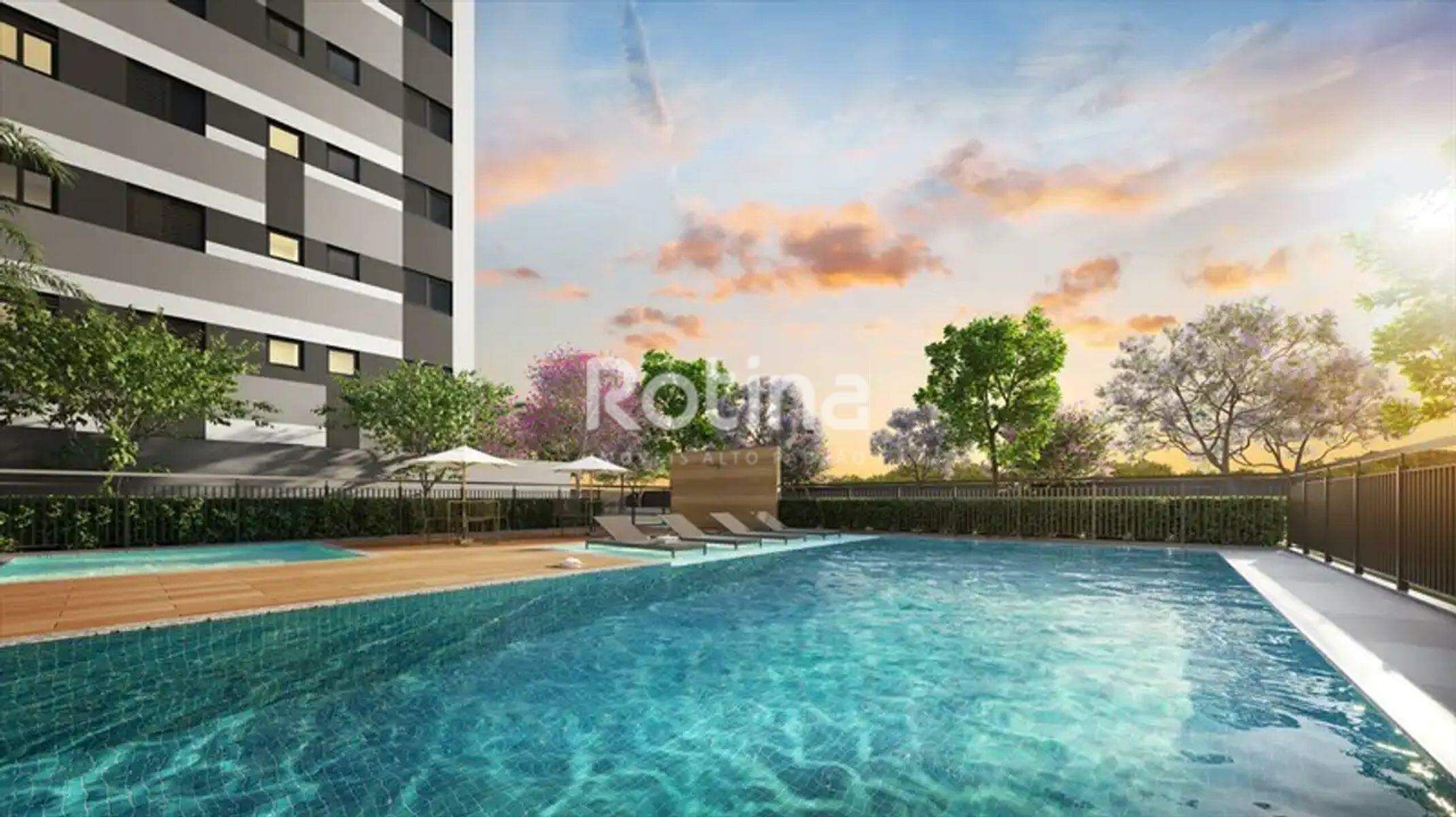 Apartamento à venda, 2 até 2 quartos em Uberlândia no bairro Shopping Park no valor de R$ R$ 413.285,00 até R$ 530.707,00 - Rotina Imobiliária: Piscinas adulto e infantil