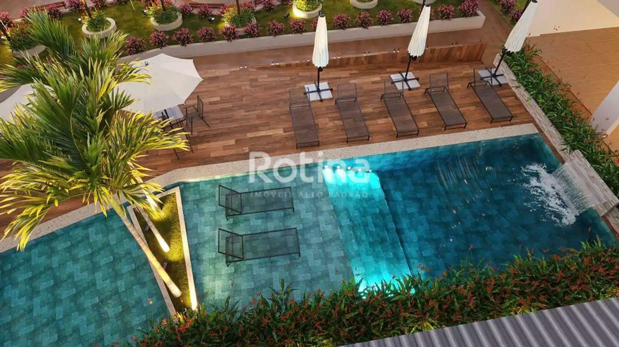 Apartamento à venda, 2 até 3 quartos em Uberlândia no bairro Tubalina no valor de R$ R$ 517.442,00 até R$ 1.484.680,00 - Rotina Imobiliária: Piscina com deck