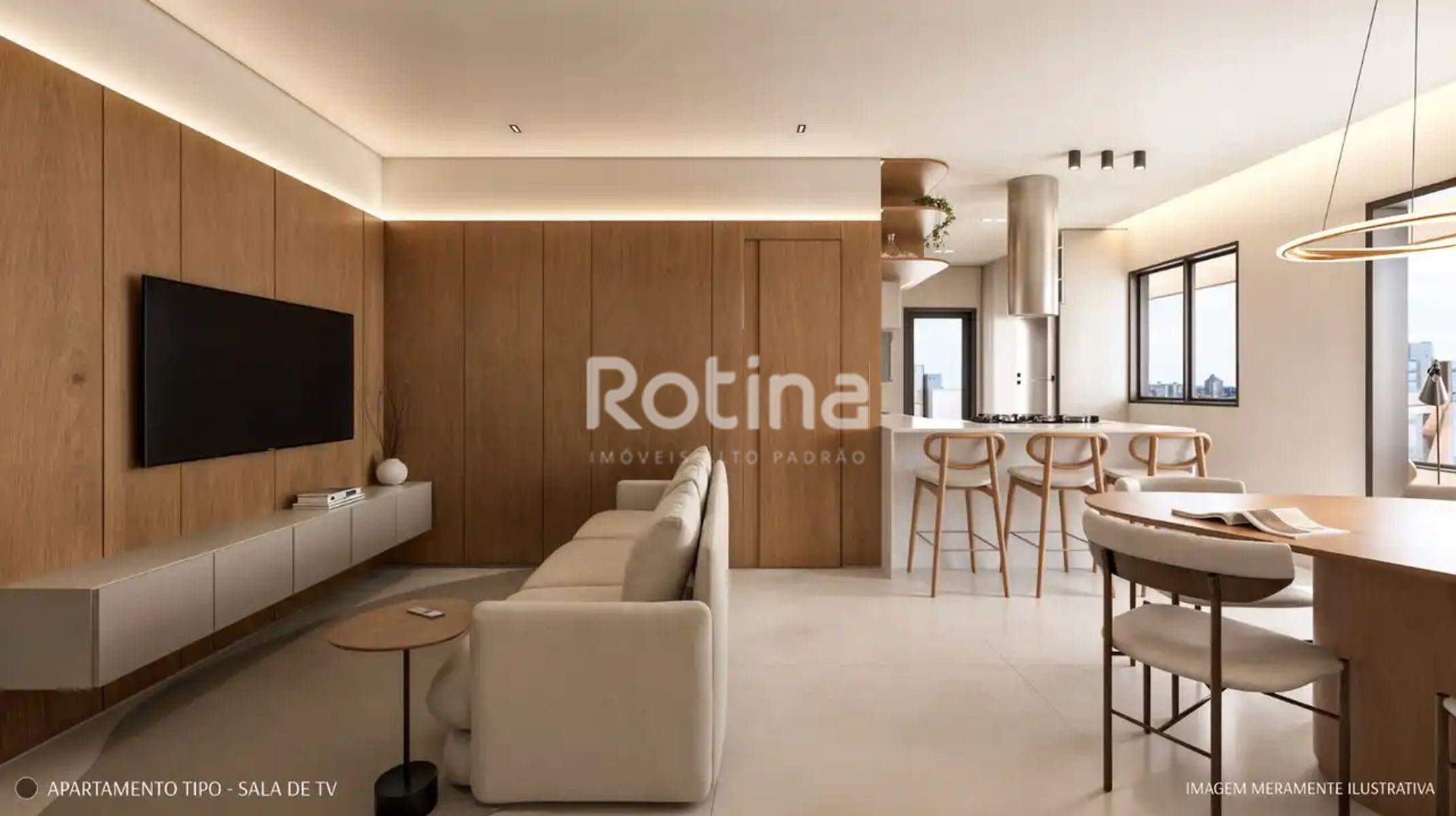 Apartamento à venda, 3 até 3 quartos em Uberlândia no bairro Tabajaras no valor de R$ R$ 1.267.000,00 até R$ 2.950.000,00 - Rotina Imobiliária: Sala de estar - apartamento tipo