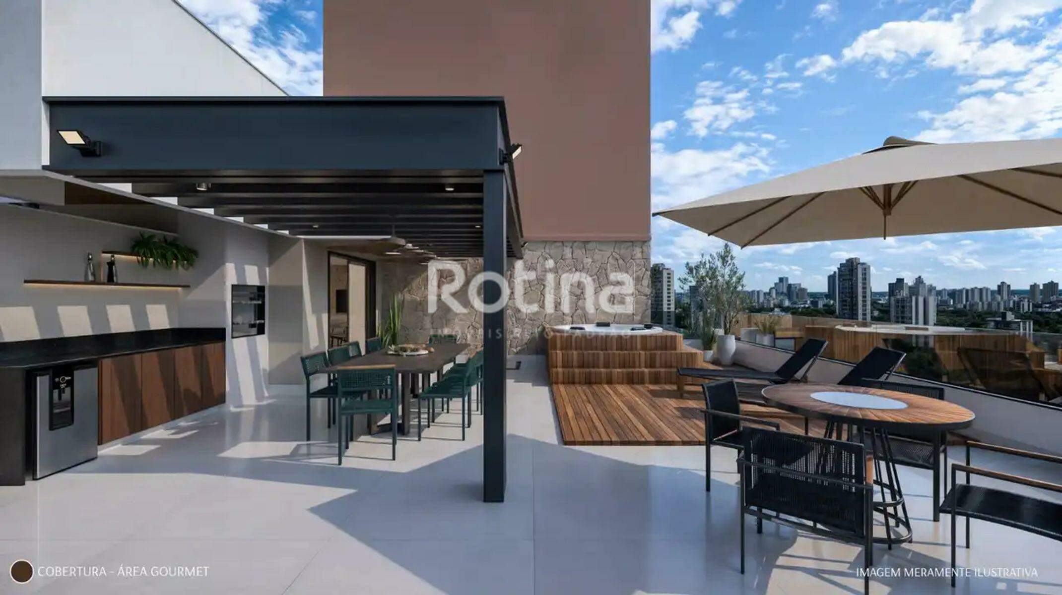 Apartamento à venda, 3 até 3 quartos em Uberlândia no bairro Tabajaras no valor de R$ R$ 1.267.000,00 até R$ 2.950.000,00 - Rotina Imobiliária: Área gourmet - Cobertura