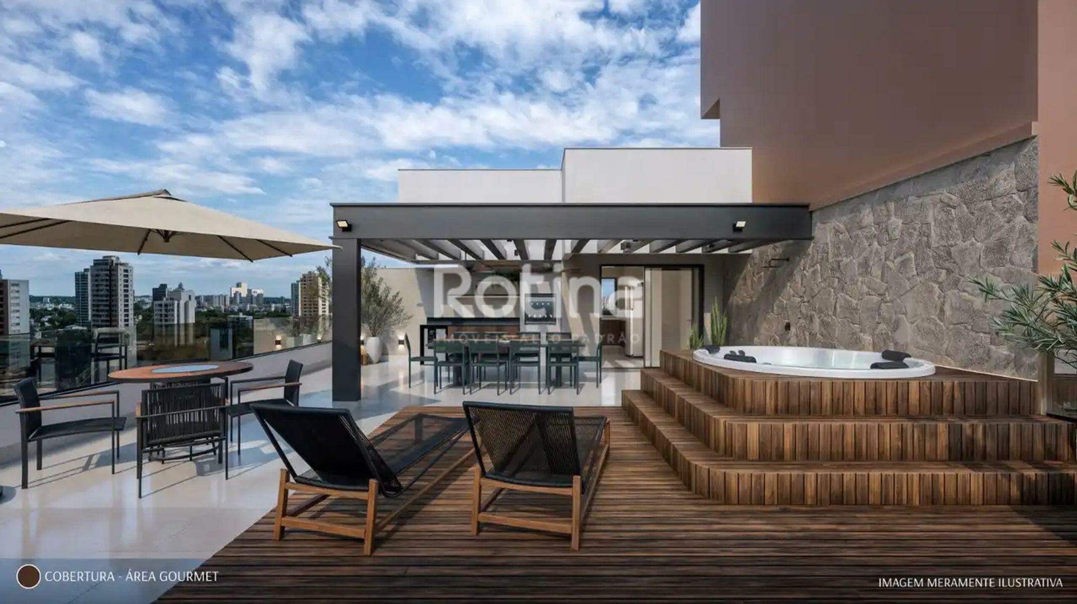 Apartamento à venda, 3 até 3 quartos em Uberlândia no bairro Tabajaras no valor de R$ R$ 1.267.000,00 até R$ 2.950.000,00 - Rotina Imobiliária: Área gourmet - Cobertura