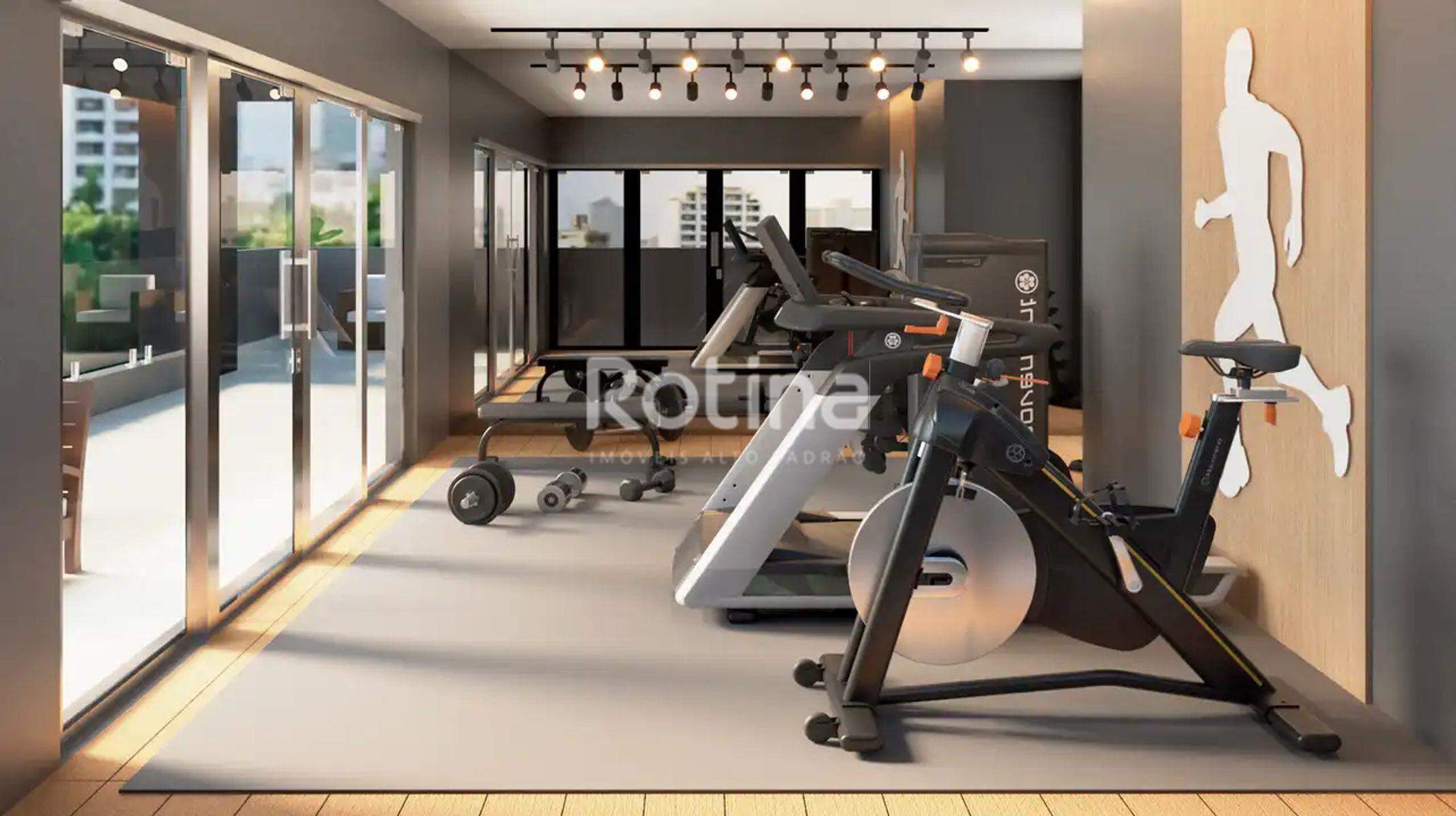 Apartamento à venda, 2 até 2 quartos em Uberlândia no bairro Santa Mônica no valor de R$ R$ 517.700,00 até R$ 517.700,00 - Rotina Imobiliária: Academia