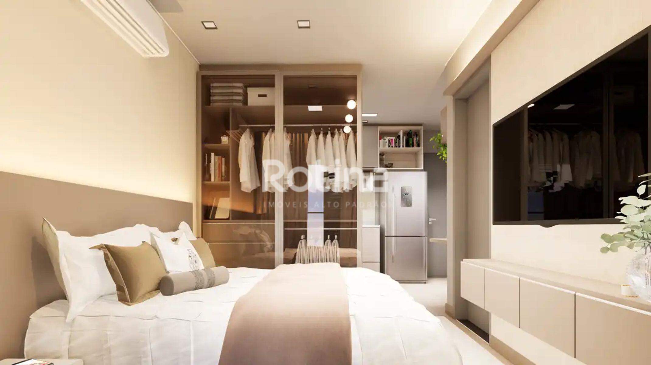 Apartamento à venda, 1 até 1 quartos em Uberlândia no bairro Santa Mônica no valor de R$ R$ 399.457,00 até R$ 399.457,00 - Rotina Imobiliária: Quarto