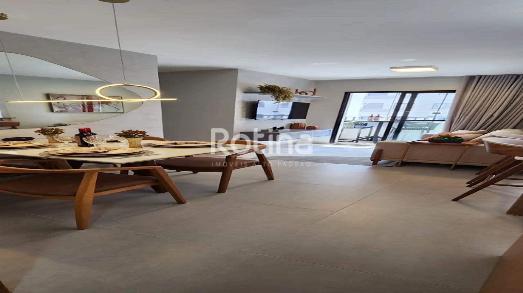 Apartamento à venda, 2 até 2 quartos em Uberlândia no bairro Shopping Park no valor de R$ R$ 306.474,00 até R$ 316.298,00 - Rotina Imobiliária: Sala de estar e jantar