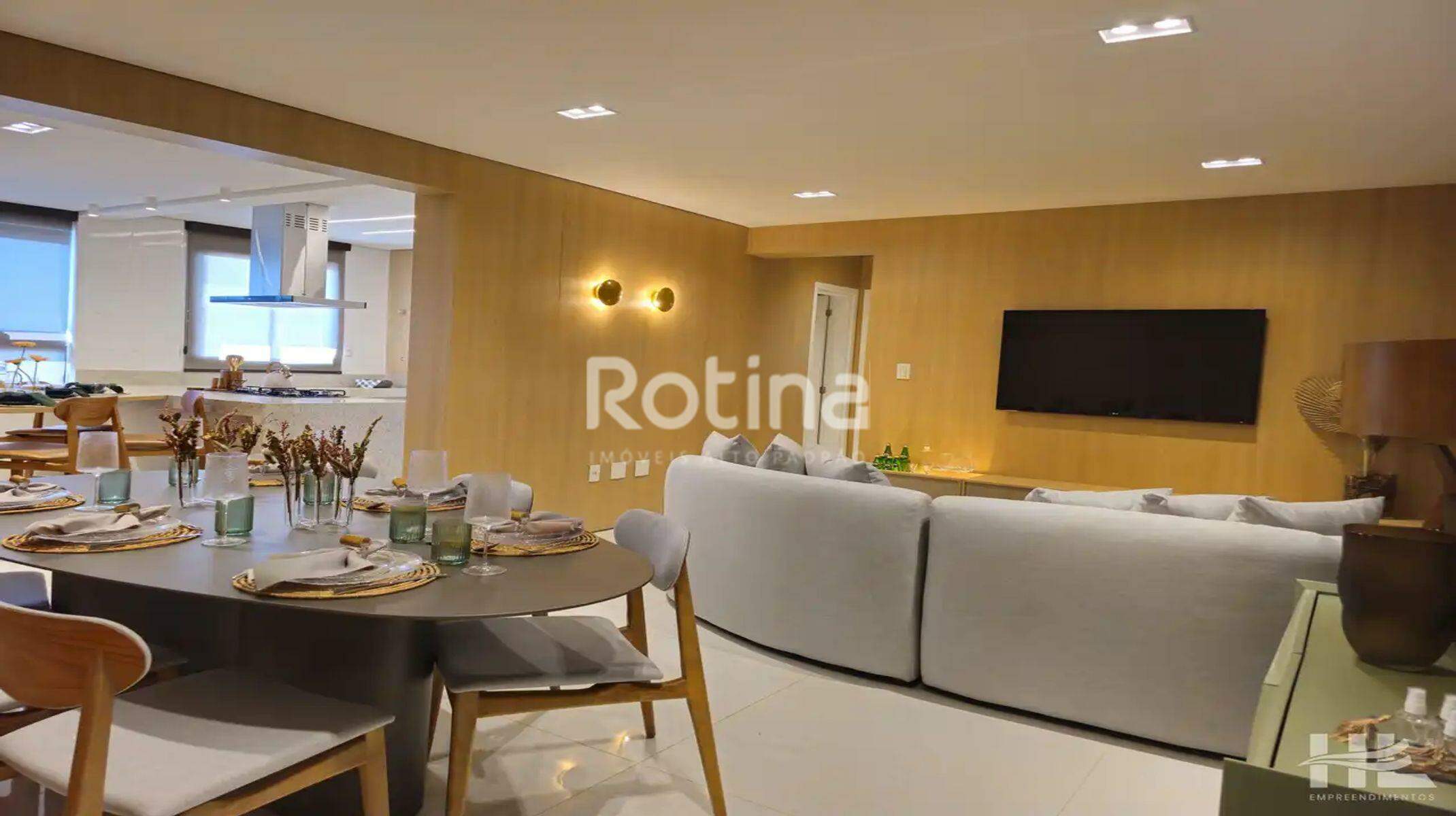 Apartamento à venda, 3 até 3 quartos em Uberlândia no bairro Santa Mônica no valor de R$ R$ 710.000,00 até R$ 710.000,00 - Rotina Imobiliária: Sala de estar