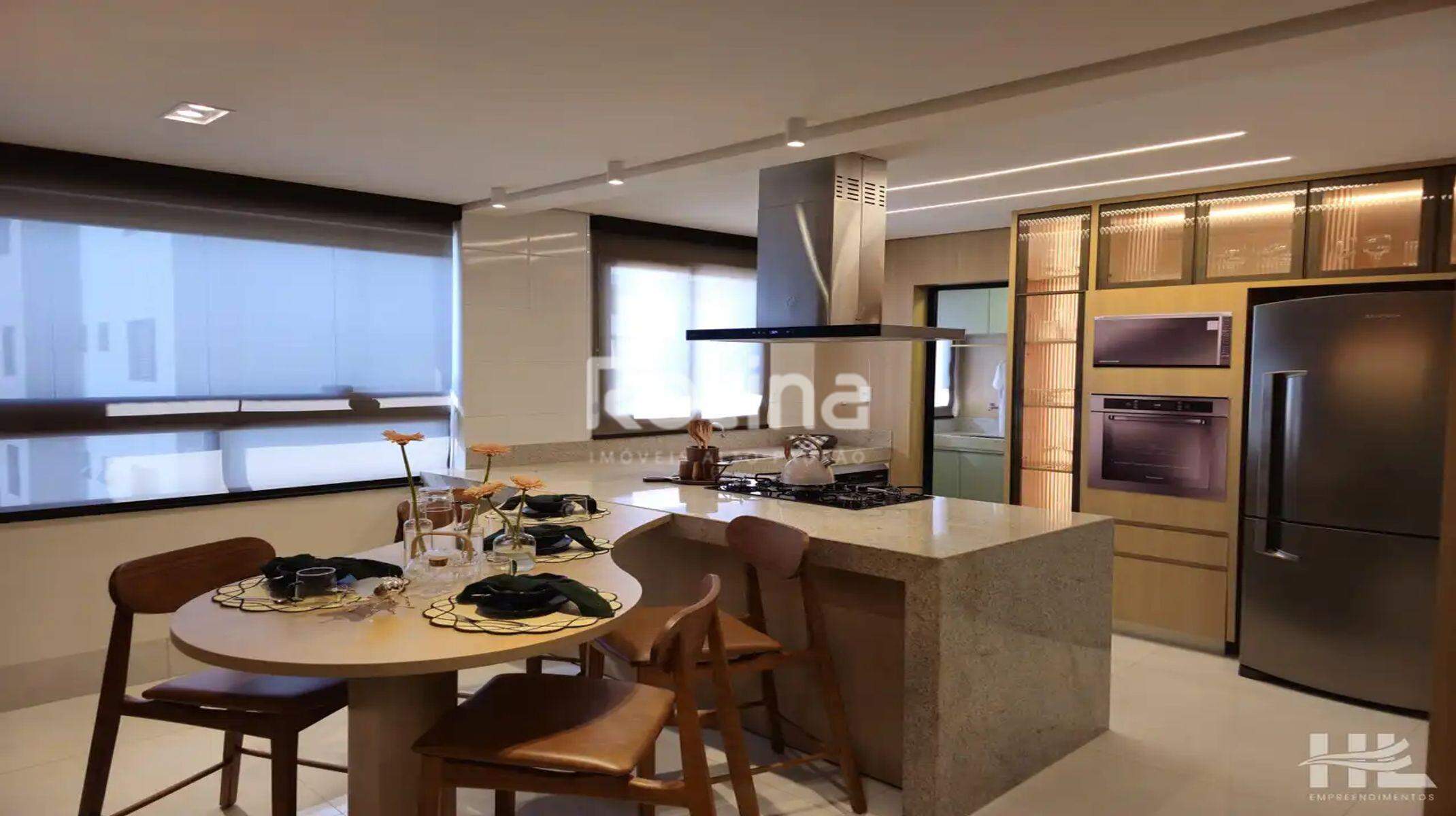 Apartamento à venda, 3 até 3 quartos em Uberlândia no bairro Santa Mônica no valor de R$ R$ 710.000,00 até R$ 710.000,00 - Rotina Imobiliária: Cozinha