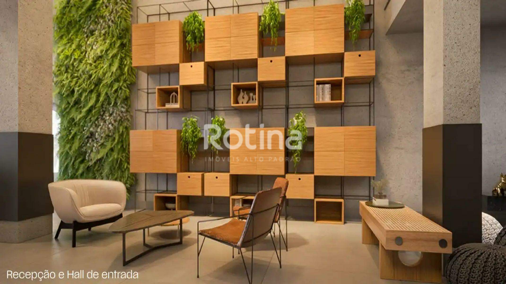 Apartamento à venda, 0 até 2 quartos em Uberlândia no bairro Granja Marileusa no valor de R$ R$ 976.807,00 até R$ 1.198.680,00 - Rotina Imobiliária: Hall social