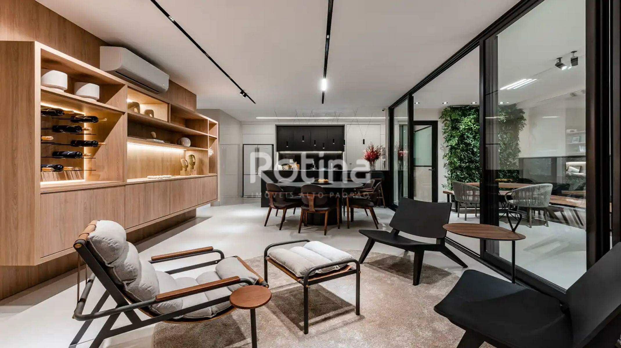 Apartamento à venda, 4 até 5 quartos em Uberlândia no bairro Jardim Karaíba no valor de R$ R$ 2.593.681,00 até R$ 6.914.504,00 - Rotina Imobiliária: Sala de estar