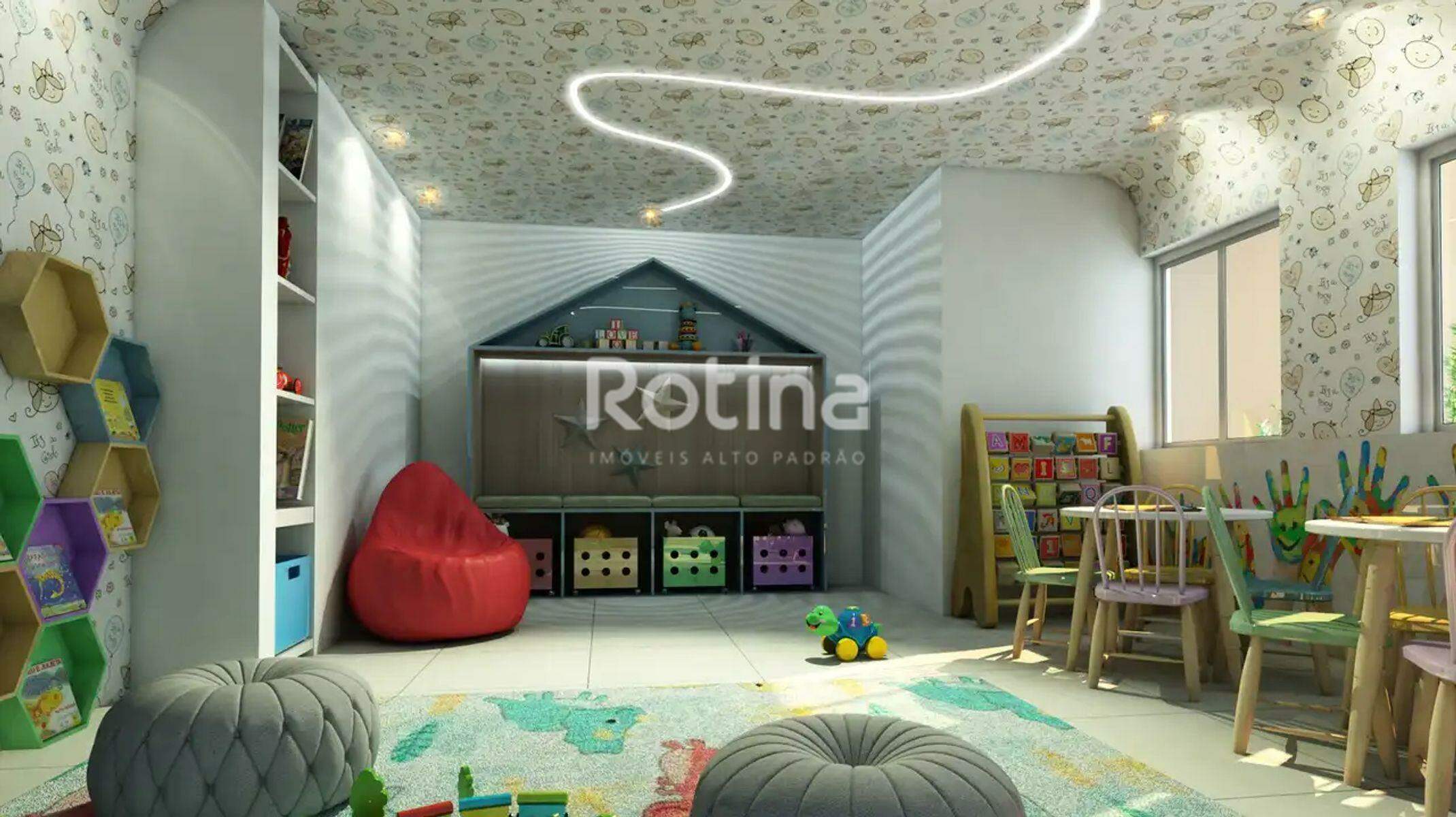 Apartamento à venda, 2 até 2 quartos em Uberlândia no bairro Santa Mônica no valor de R$ R$ 490.000,00 até R$ 490.000,00 - Rotina Imobiliária: Espaço kids