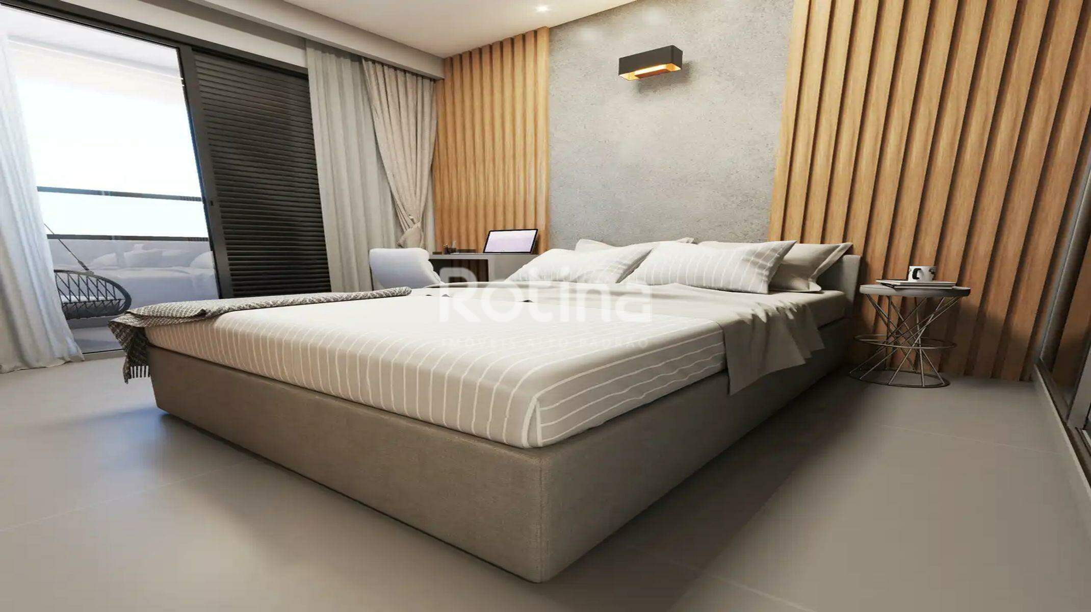 Apartamento à venda, 2 até 2 quartos em Uberlândia no bairro Santa Mônica no valor de R$ R$ 463.900,00 até R$ 463.900,00 - Rotina Imobiliária: Quarto com varanda - planta 01 e 05